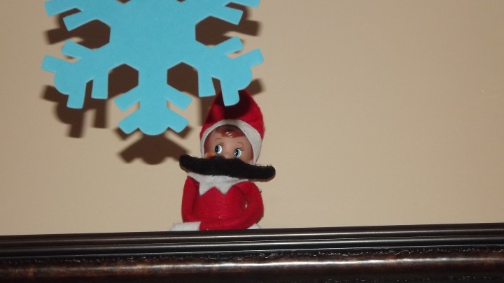 He decided it was Moustache Monday!