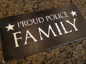 proud police family
